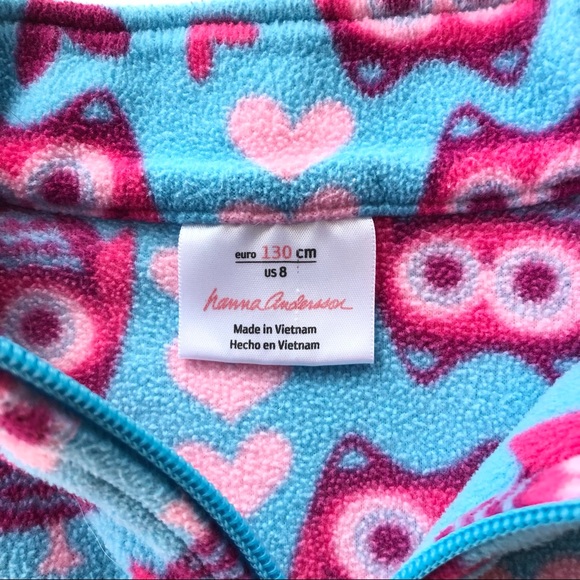 HANNA ANDERSSON Fleece Sweater - Size 130/8 EUC - Picture 3 of 3